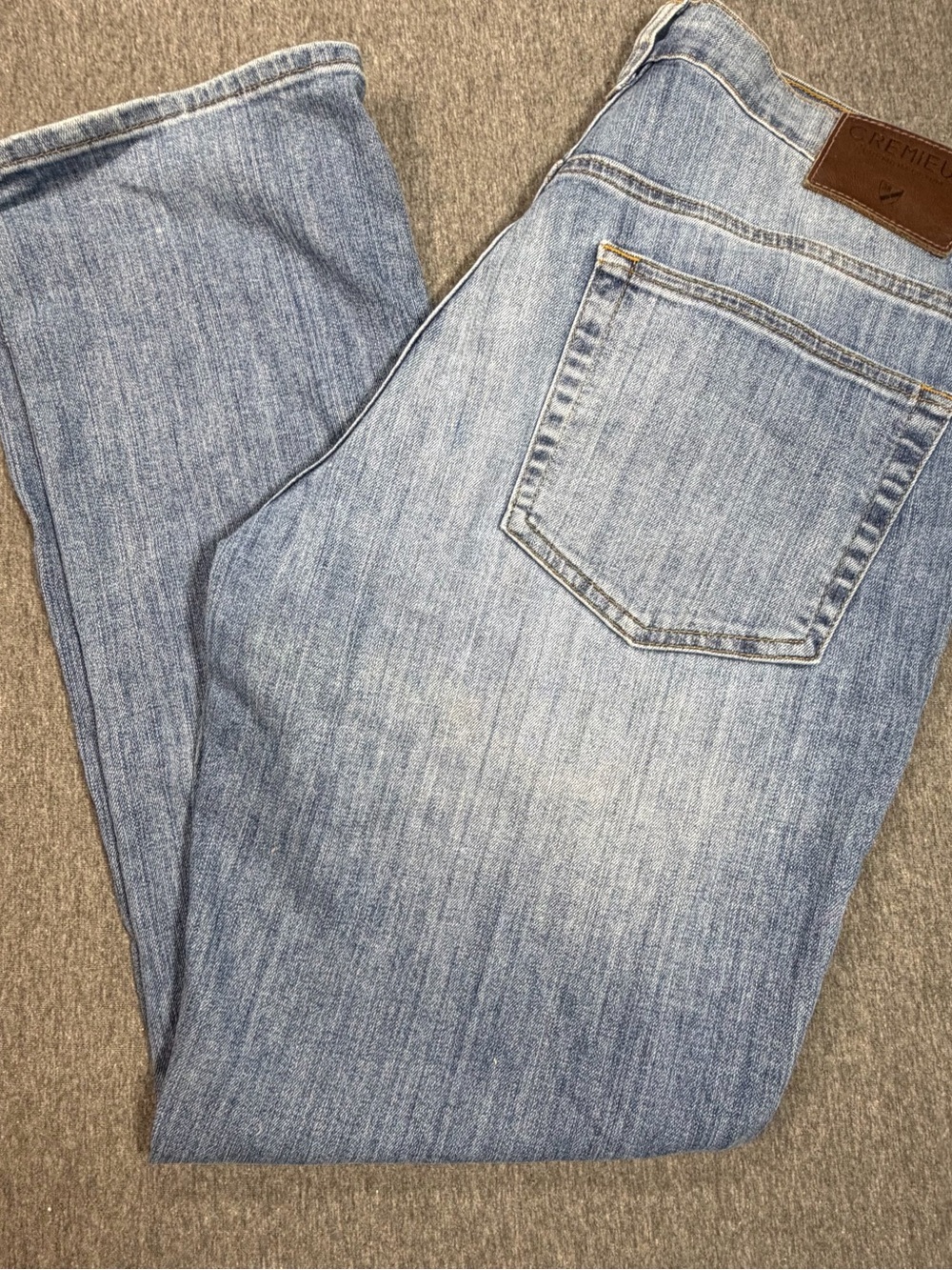 Cremieux Straight Leg Jeans Men’s 34x30 Medium Wash Blue Comfort Stretch Denim